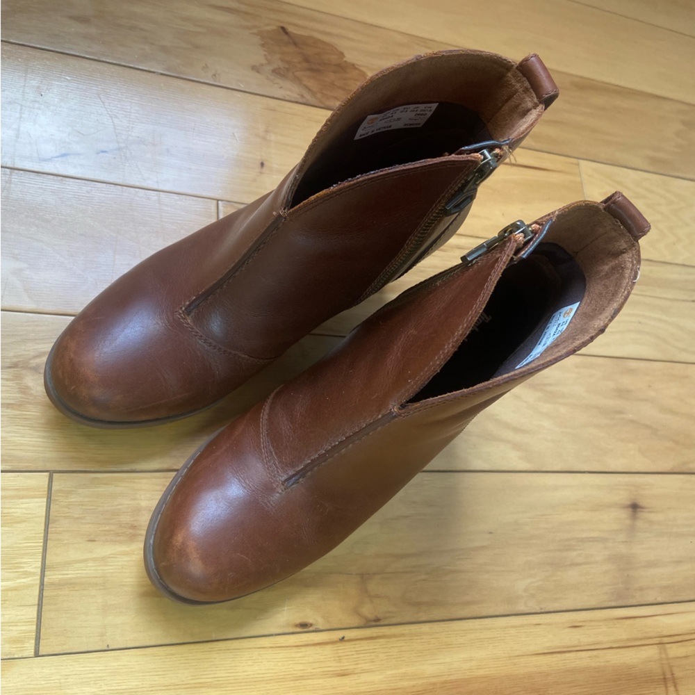Timberland Earthkeepers Trenton Ankle Boots Womens Sz 6.5 Brown Leather 8542A - Picture 2 of 10